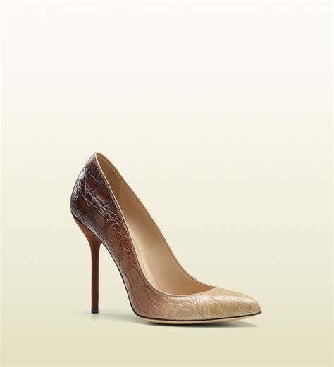 gucci blue high heels|gucci high heels beige.